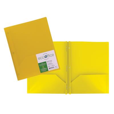 COUV.POCH.ATT.POLY JAUNE