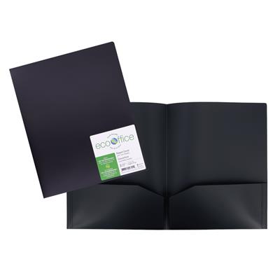 COUV. PRES POLY 2 POCH NOIR
