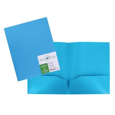 COUV PRÉS POLY 2POCH BLEU