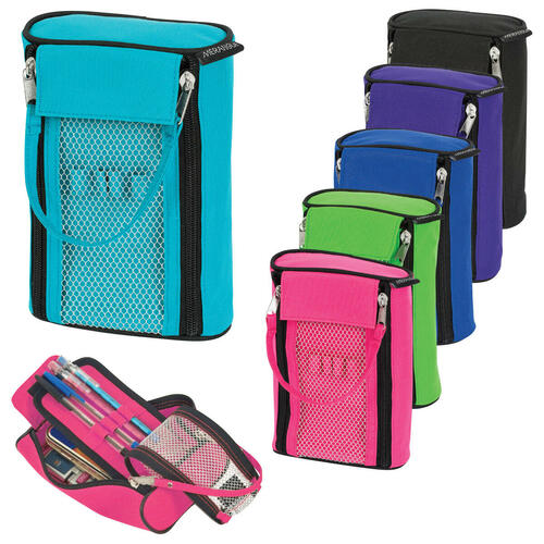ÉTUI TOTE 2 ZIP. ASST MERANGUE