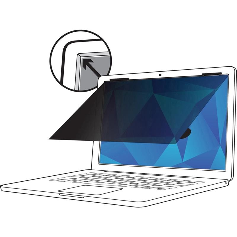 Image Frameless Black Privacy Filter
