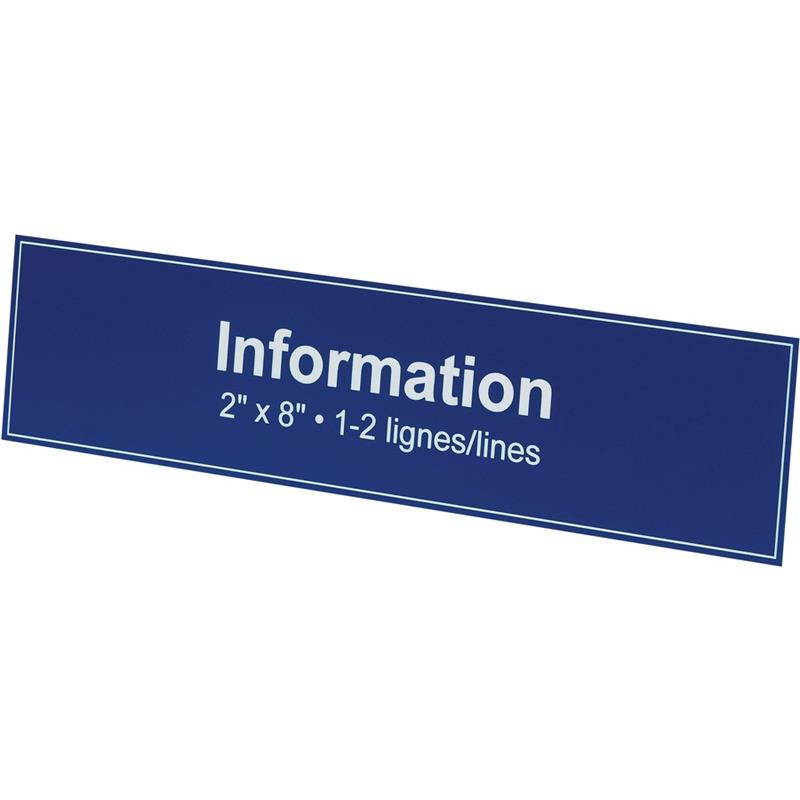 Image Plaque d'identité gravée
