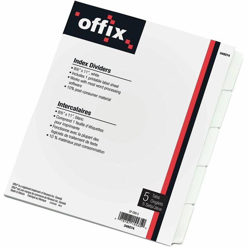 Image Intercalaires blancs Offix®