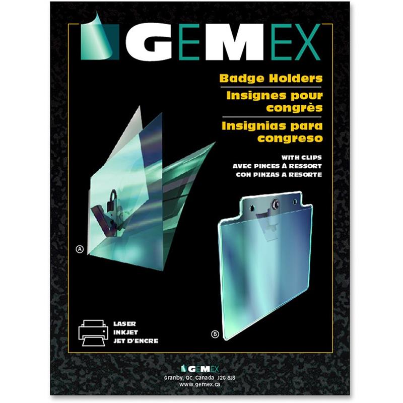 Image Identification badges with clip