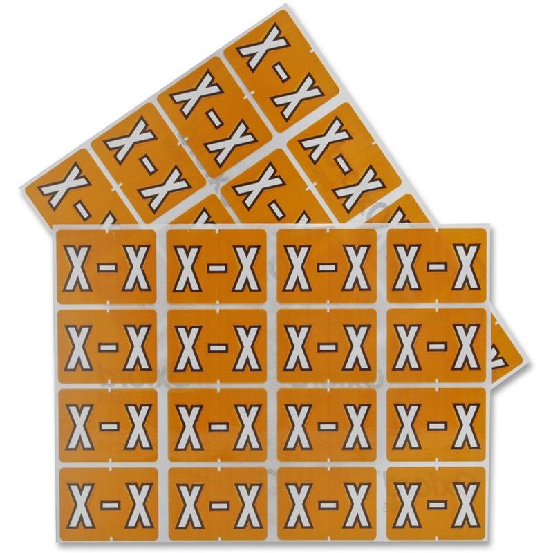 Image Étiquettes de classement pour onglet latéral A-Z