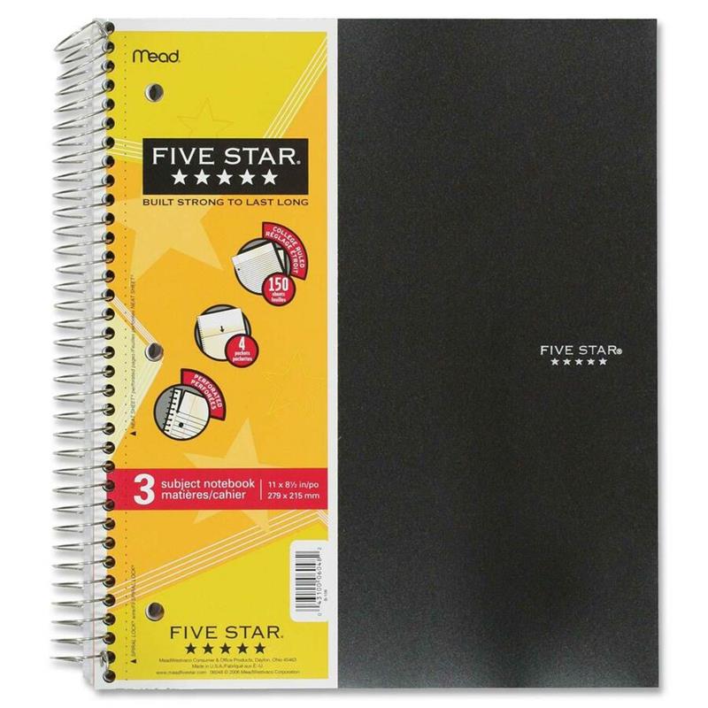 Image Cahier à reliure spirale Five Star®