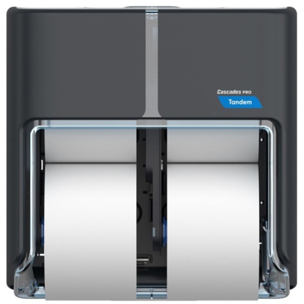 Image Cascades PRO Tandem™ Four Roll High Capacity Toilet Paper Dispenser